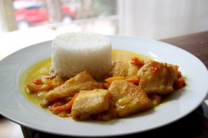 curry-pescado Curry de Pescado con Arróz