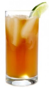 Dark, Sweet and Stormy Cocktail