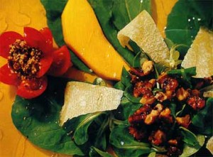 ensalada-de-canonigos-rucula-y-mango Ensalada de canónigos, rúcula y mango