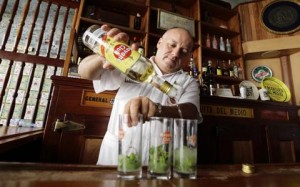 Havana Club en la "Bodeguita"
