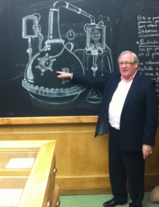 Desmond Payne en la Master Class del Gin College de Beefeater