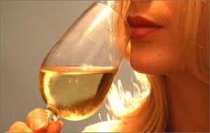 vino-mujer