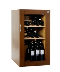 Bodegas Climatizadas Almar, Dise�o moderno, un conjunto de calidad. Puerta en DM. 
Medidas: 93x50x62,5 cms 
Capacidad: 157 botellas 
Colores:  Nogal. 
Consumo: 0,5 kw/d�a 
Plazo de entrega 15 d�as....