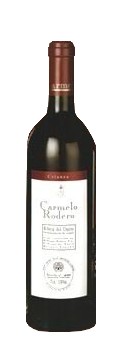 Bodegas Rodero, D.O. Ribera del Duero - 95% Tempranillo y 5% Cabernet Sauvignon. Color rub� de capa alta, mantiene excelentes notas guinda arropadas por matices ros�ceos, en un medio perfectamente lim...